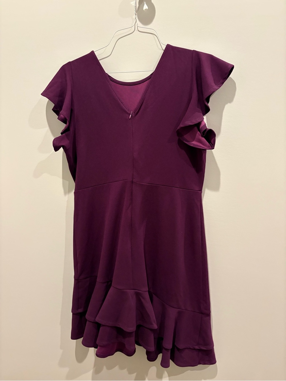 Ruffled Plum Dress